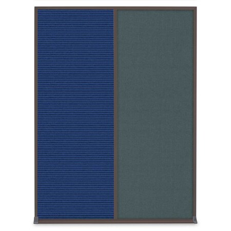 United Visual Products Single Door Radius Plus Corkboard, 24"X UV8001PLUS-BLACK-SURF
